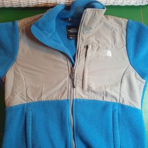 Northface jacket blue and grey